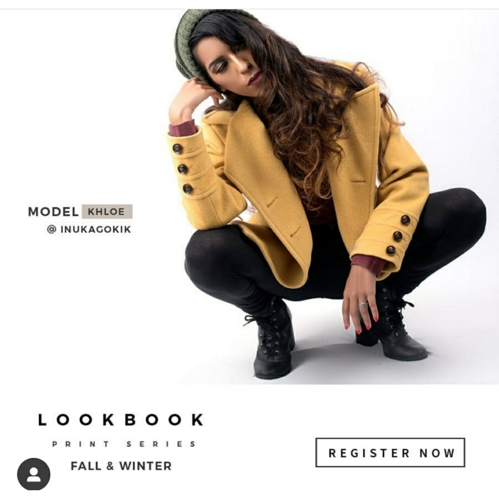 St. John's Bay wool coat (mustard) SMALL